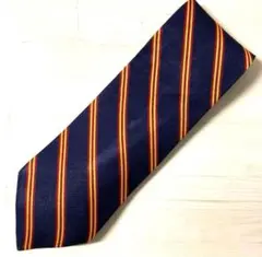 ブルックスブラザーズ　ネクタイ　レジメンタルストライプ　ネイビー系　レッド
