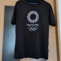 最終お値下げ東京2020オリンピック ロゴ Tシャツ 黒sizeL
