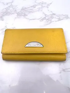 Christian Dior クリスチャンディオール キーケース イエロー