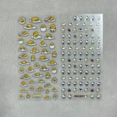【美品】ぐでたま/gudetama/ハローキティ/HELLOKITTY/シールのサムネイル