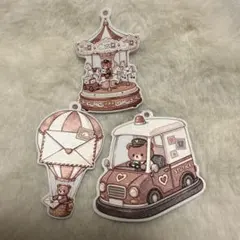 アクリルチャーム3枚