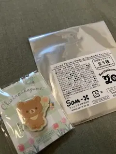 チャイロイコグマ　Chairoikoguma ピンバッジ マグネット　セット