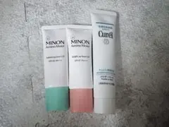 MINON Amino Moist & Curél 化粧下地 3本セット