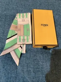 アメリ様 FENDI フェンディ ラッピー リボンスカーフ FFロゴ - メルカリ