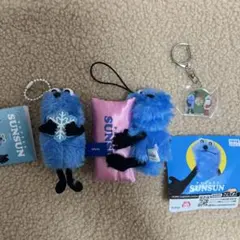 パペットスンスン　ぬいぐるみマスコット　snow ver. おまけ付き