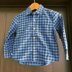 ギンガムチェックシャツ　100cm