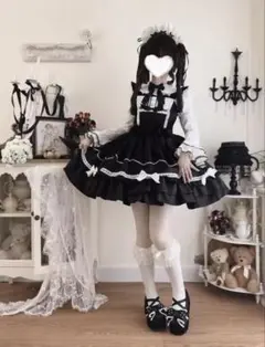 黒 ワンピース ロリータ