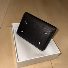 メゾンマルジェラ 三つ折り財布 ブラック SA3UI0012 P4806 新品