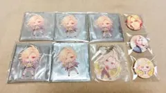 ゆのはなSpRING! 片桐 金太郎 壓克力立牌 壓克力鑰匙圈 徽章 9件組