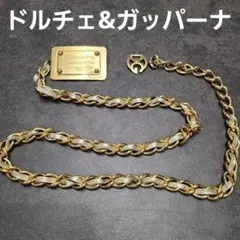 希少　Dolce & Gabbana ドルガバ　ゴールドプレートチェーンベルト 2026年最新】ドルガバ チェーンベルトの人気アイテム - メルカリ