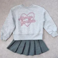 ZARA トレーナーとH&mスカートセット110 120 着画あり♡7歳 女の子