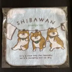 시바완 시바 이누 미니 타월 손수건 약 20 x 20cm