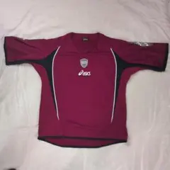 asics製 Vissel ヴィッセル神戸 トレーニングシャツ 練習着　サイズL
