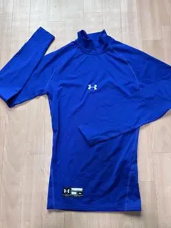 Under Armour 青 野球 アンダーシャツ タートルネック キッズ
