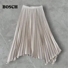 6【美品】BOSCH アシンメトリー　プリーツスカート　日本製のサムネイル