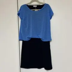 タグ付き未使用 LEPSIM ワンピース Mサイズ　ブルー