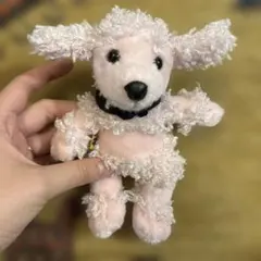 ビルドアベア　プードル　ぬいぐるみ　ピンク　ミニ　アメリカ　ヴィンテージ　犬