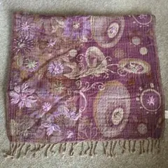 アズ ノウ アズ 刺繍 ストール ショール 花柄 花模様 インド アザッカのサムネイル