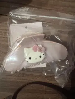 HLTx Hello Kitty Ribbon Hair Clip ecru 白 - メルカリ