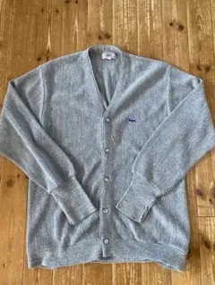 【希少】70s-80s IZOD LACOSTE 糸巻きタグ カーディガン L