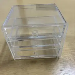 アクリル製3段小物収納ボックス
