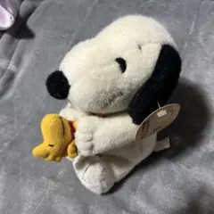 昭和レトロ スヌーピー ぬいぐるみ ウッドストック付き 2004年製