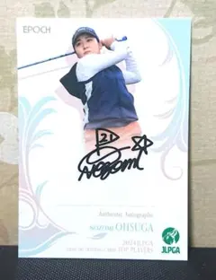 稲垣那奈子 直筆サインカード 女子プロゴルフ JLPGA 2024 EPOCH - メルカリ