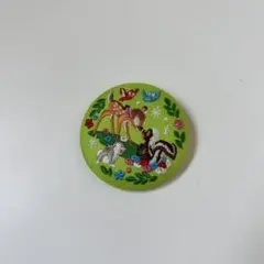 ディズニー刺繍缶バッジ バンビ