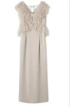 Snidel ペプラムチュールドレス