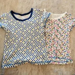 男の子　半袖　肌着　100 車　星