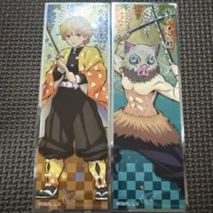 鬼滅の刃ロングステッカー我妻善逸、嘴平伊之助