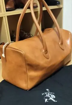 【希少】ポーター ボストンバッグ バロン レザー ブラウン 大容量　日本製　00