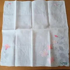 Swatow 花柄刺繍 ハンカチ　未使用