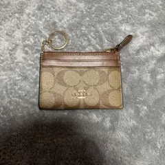 COACH パスケース ID ウィンドウ付き