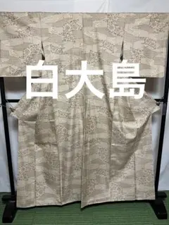 ☘️オークション☘️ 【白大島紬】○泥染○生糸○ - メルカリ