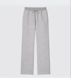 新品未使用　ユニクロ　スウェットストレートパンツ　グレー