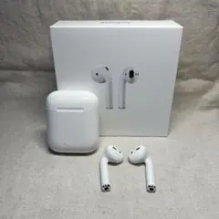 AirPods 第二世代 充電ケース 箱付き ワイヤレス イヤホン