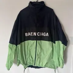 BALENCIAGA ジップアップジャケット グリーン・パープル - メルカリ