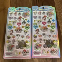 正規品　パワーパフガールズ うるちゅるポップシール 2シートセット