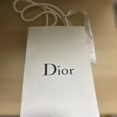 ディオール　Dior リボン付きショップ袋 ホワイト　美品