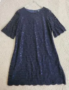 SHIPS ✨美品✨総レースワンピース　半袖 セミフォーマル　セレモニー