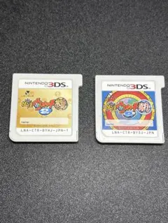 3DS 妖怪ウォッチ2 本家・真打 2本セット (※箱無し・データ未初期化)