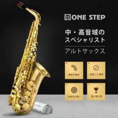 アルトサックス 本体 ゴールドラッカー仕上げ 初心者入門セット - メルカリ