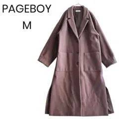 PAGEBOY ロングコート オーバーサイズ M 体型カバー 通勤 1445のサムネイル