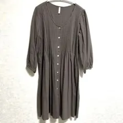 Heavenly ピンタック 綿麻チュニックワンピースのサムネイル