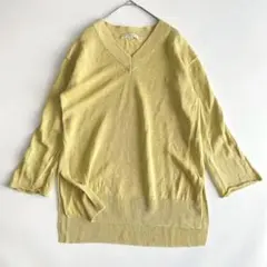 00s Jacquard Design V-Neck L/S Cut-sew - メルカリ