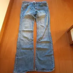 GAP【L】低めウエスト ブーツカットデニム BR