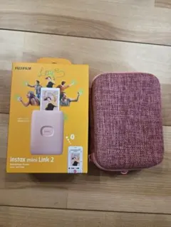 instax mini Link 2 ピンク 専用ケース