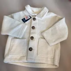 新品　95 ボア　ジャケット　西松屋　オフホワイト