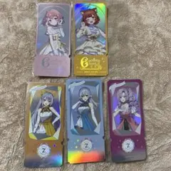 にじさんじ 6周年 7周年 チケット風カード 特典 まとめ売り